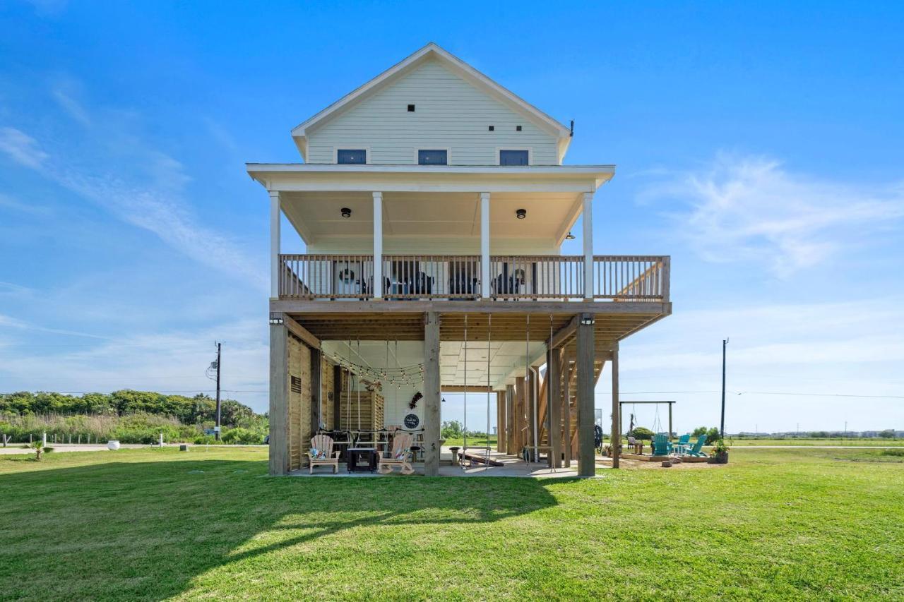 New Home W/ Amazing Views-Close To Beach, Bay, & Galveston Island State Park Exterior photo